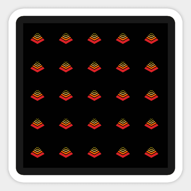 Pyramid Sticker by Superlust